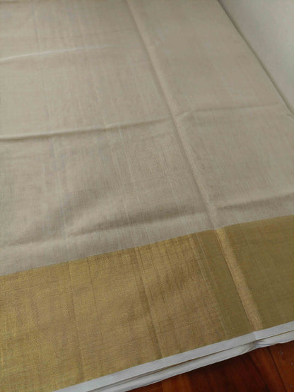 Kuthampully Handloom Kasavu Saree
