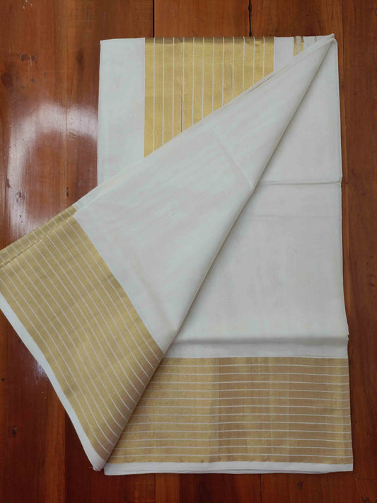 Kuthampully Handloom Kasavu Saree