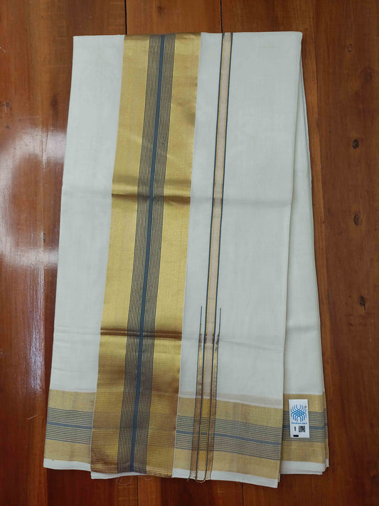Kuthampully Handloom Kasavu Saree