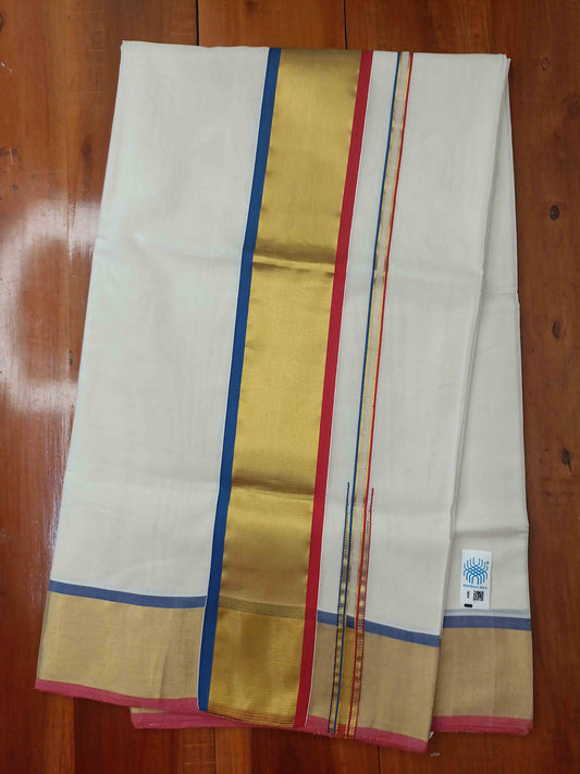 Kuthampully Handloom Kasavu Saree