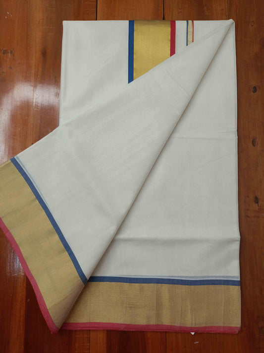 Kuthampully Handloom Kasavu Saree