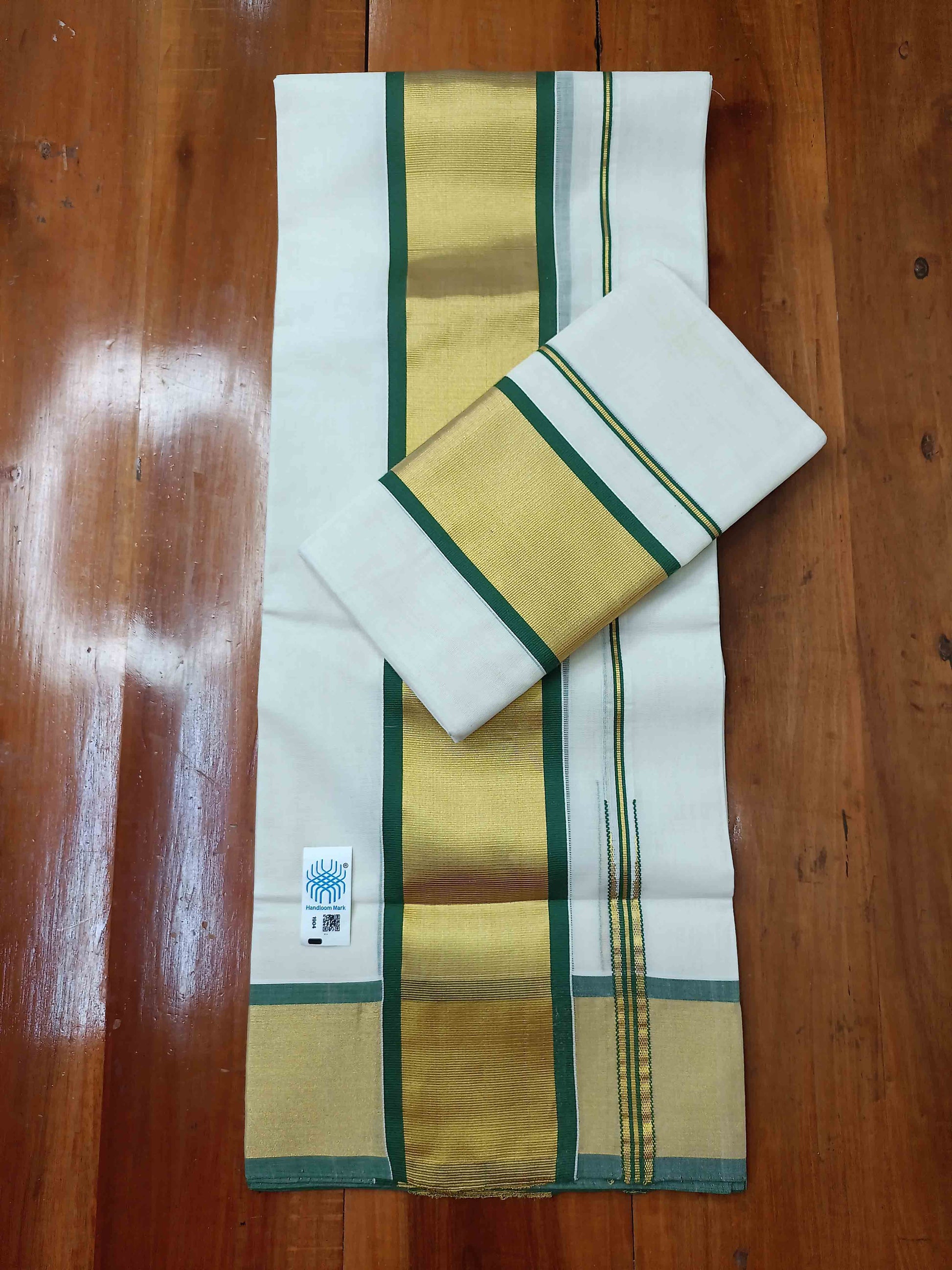 Kuthampully Handloom Kasavu Single Set Mundu