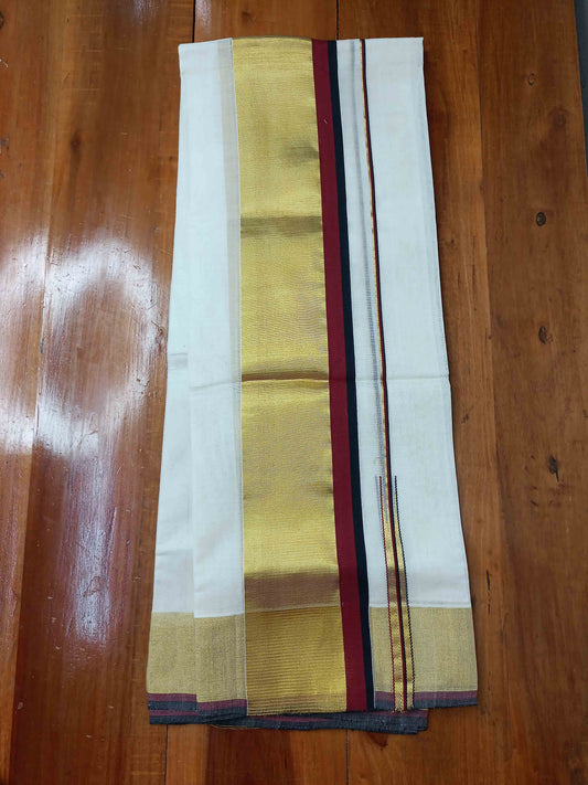 Kuthampully Handloom Kasavu Single Set Mundu