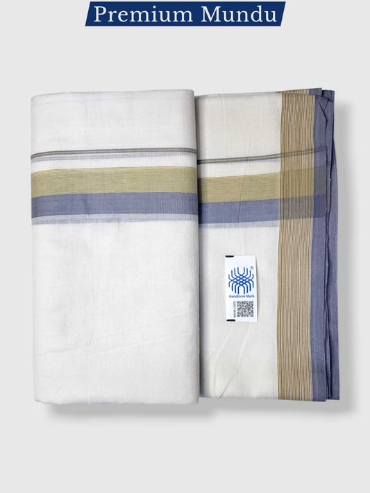 Kerala Premium Balaramapuram Handloom Dhoti/Mundu for Men