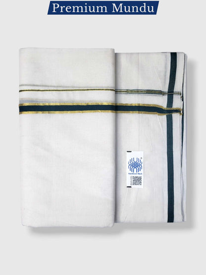 Kerala Premium Balaramapuram Handloom Dhoti/Mundu for Men
