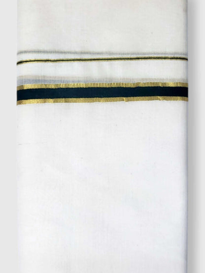 Kerala Premium Balaramapuram Handloom Dhoti/Mundu for Men