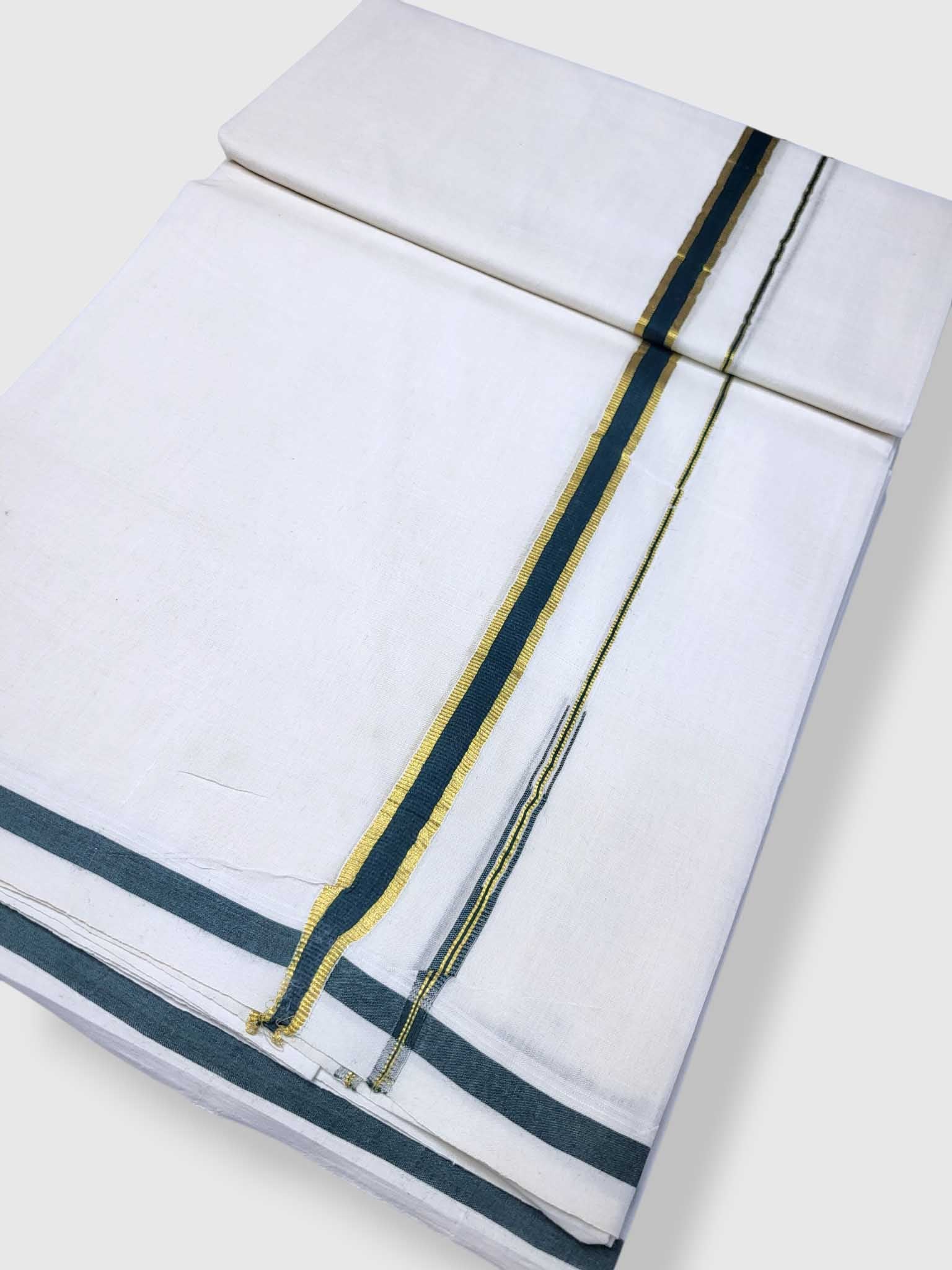 Kerala Premium Balaramapuram Handloom Dhoti/Mundu for Men