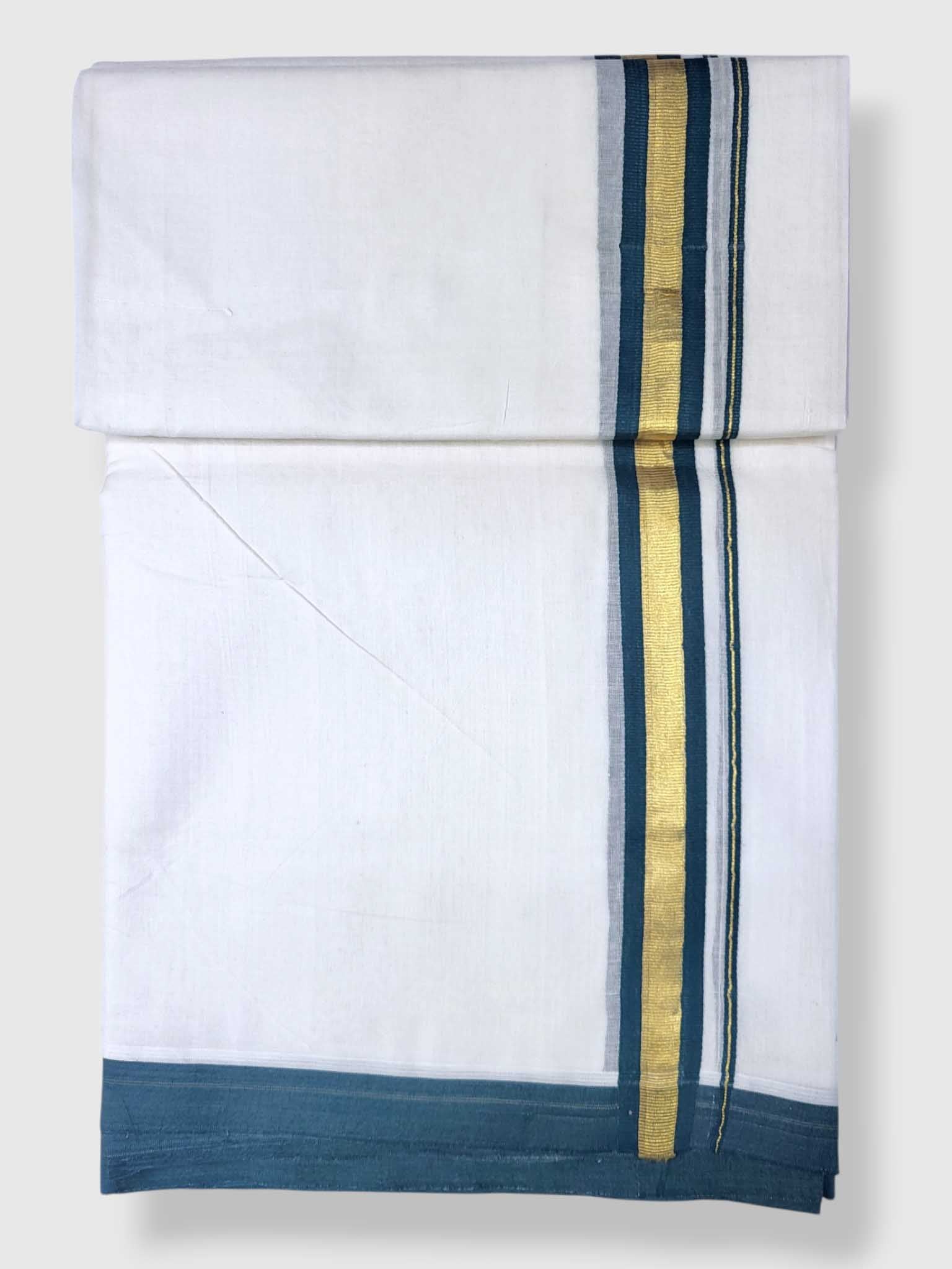 Kerala Premium Balaramapuram Handloom Dhoti/Mundu for Men