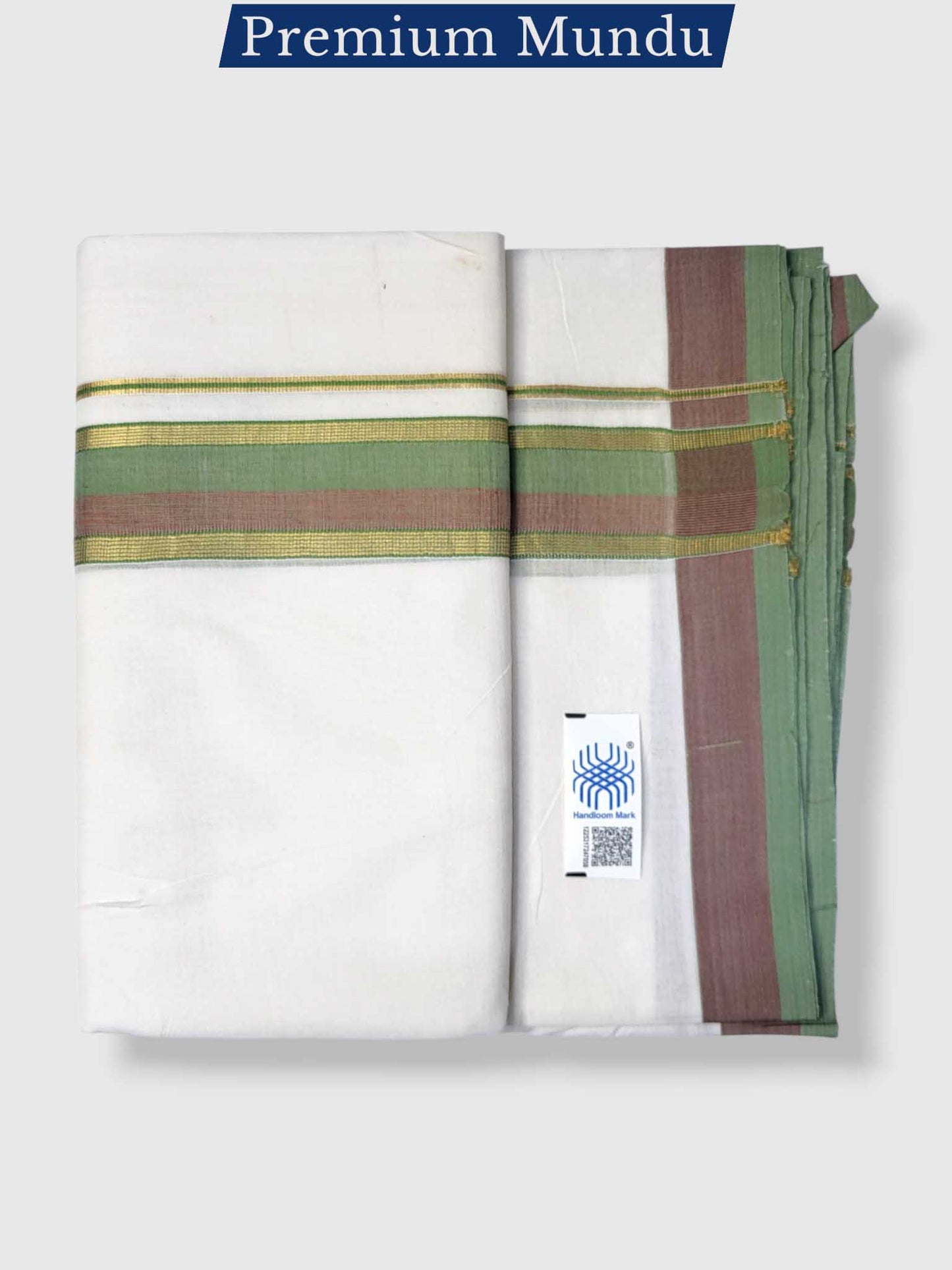 Kerala Premium Balaramapuram Handloom Dhoti/Mundu for Men