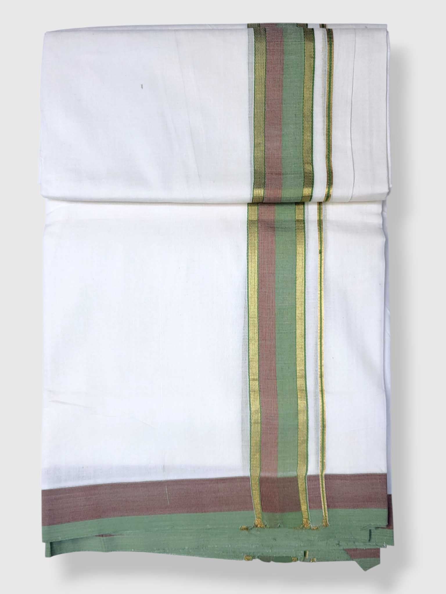 Kerala Premium Balaramapuram Handloom Dhoti/Mundu for Men