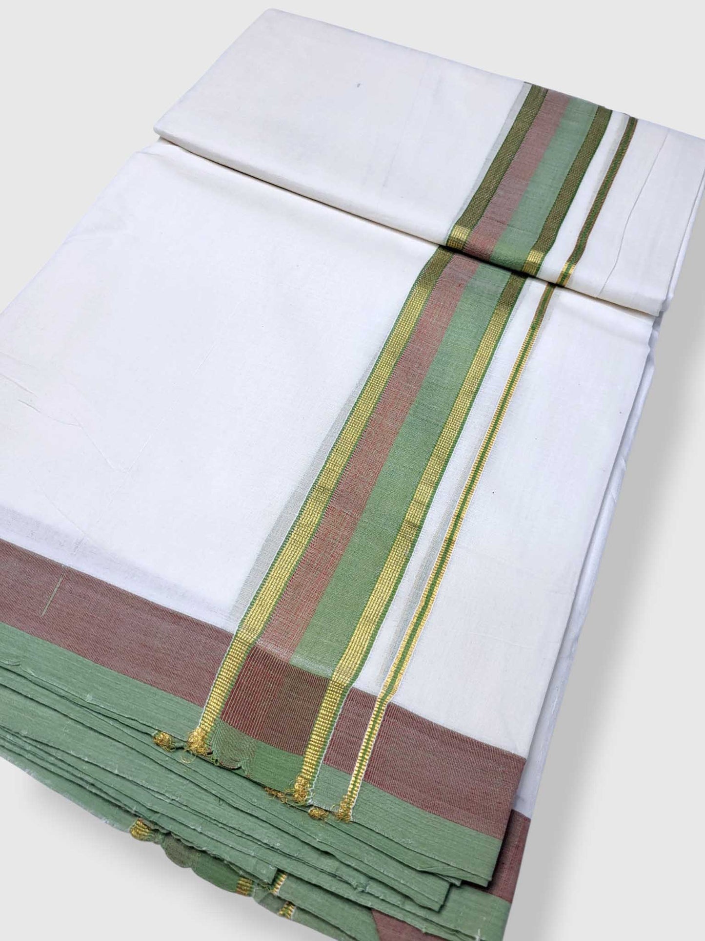 Kerala Premium Balaramapuram Handloom Dhoti/Mundu for Men