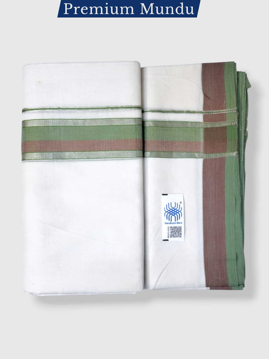 Kerala Premium Balaramapuram Handloom Dhoti/Mundu for Men