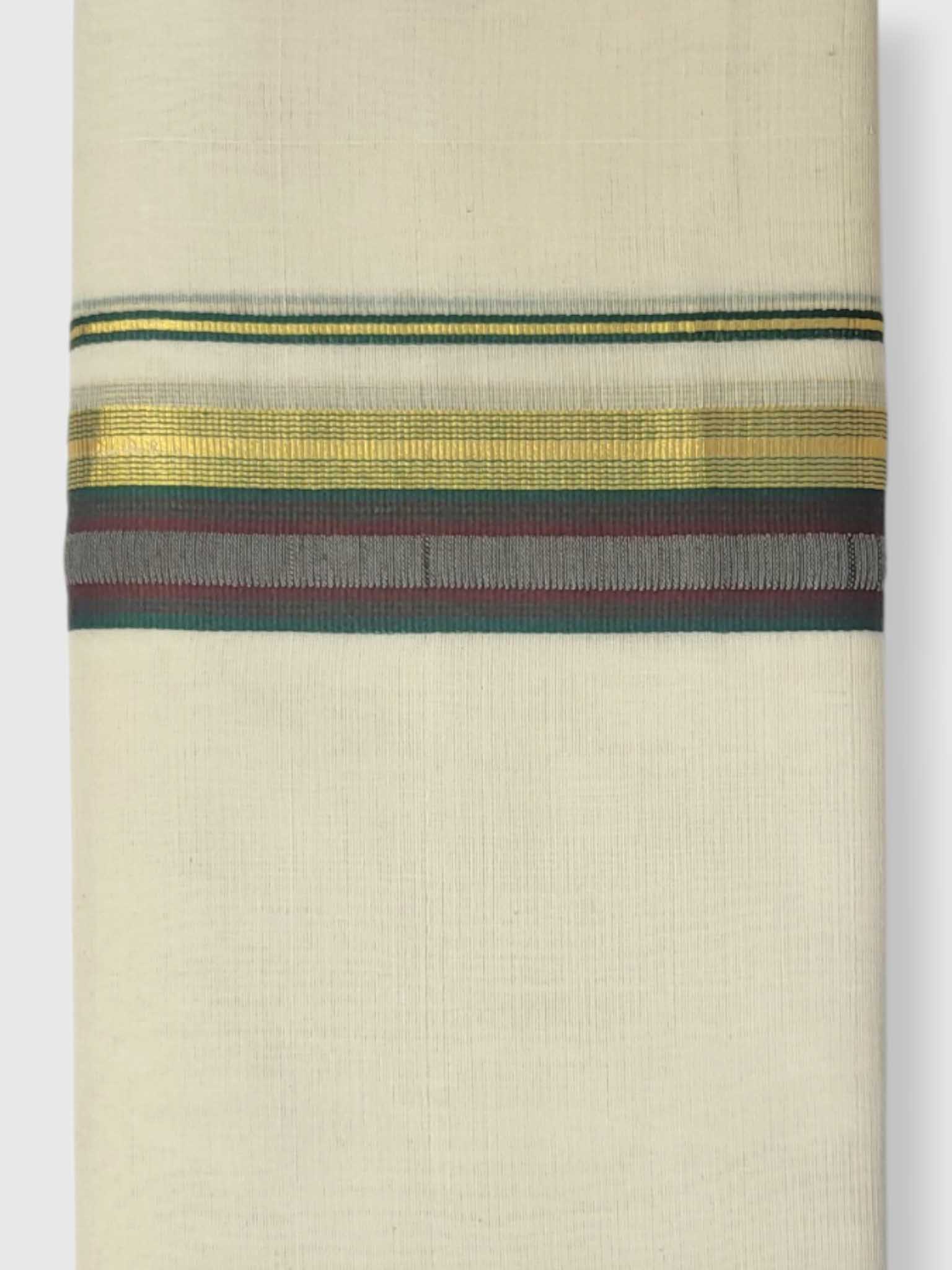 Kerala Premium Balaramapuram Handloom Dhoti/Mundu for Men