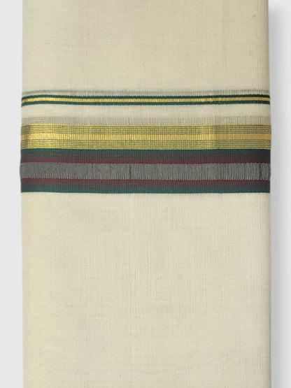 Kerala Premium Balaramapuram Handloom Dhoti/Mundu for Men