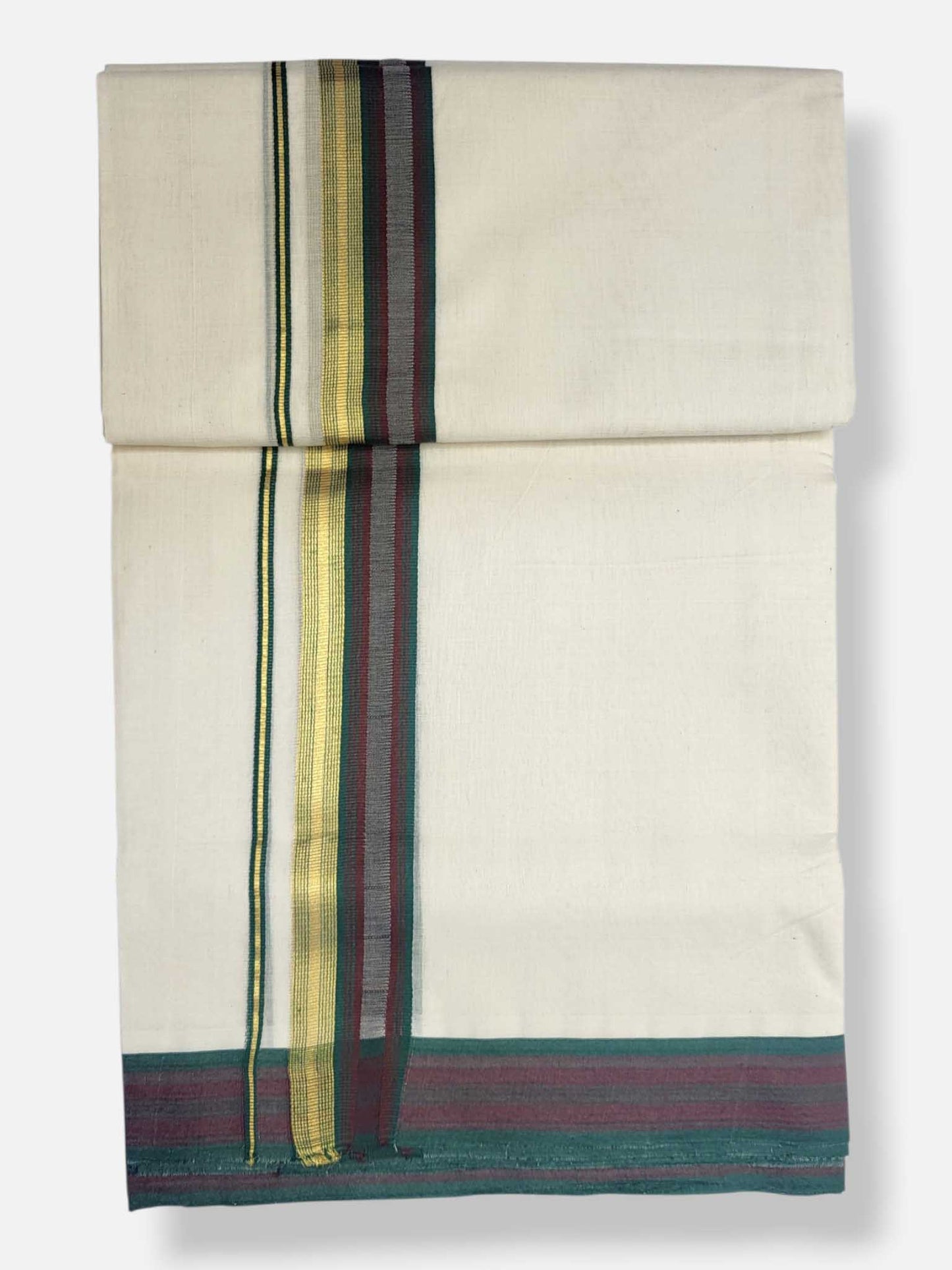 Kerala Premium Balaramapuram Handloom Dhoti/Mundu for Men