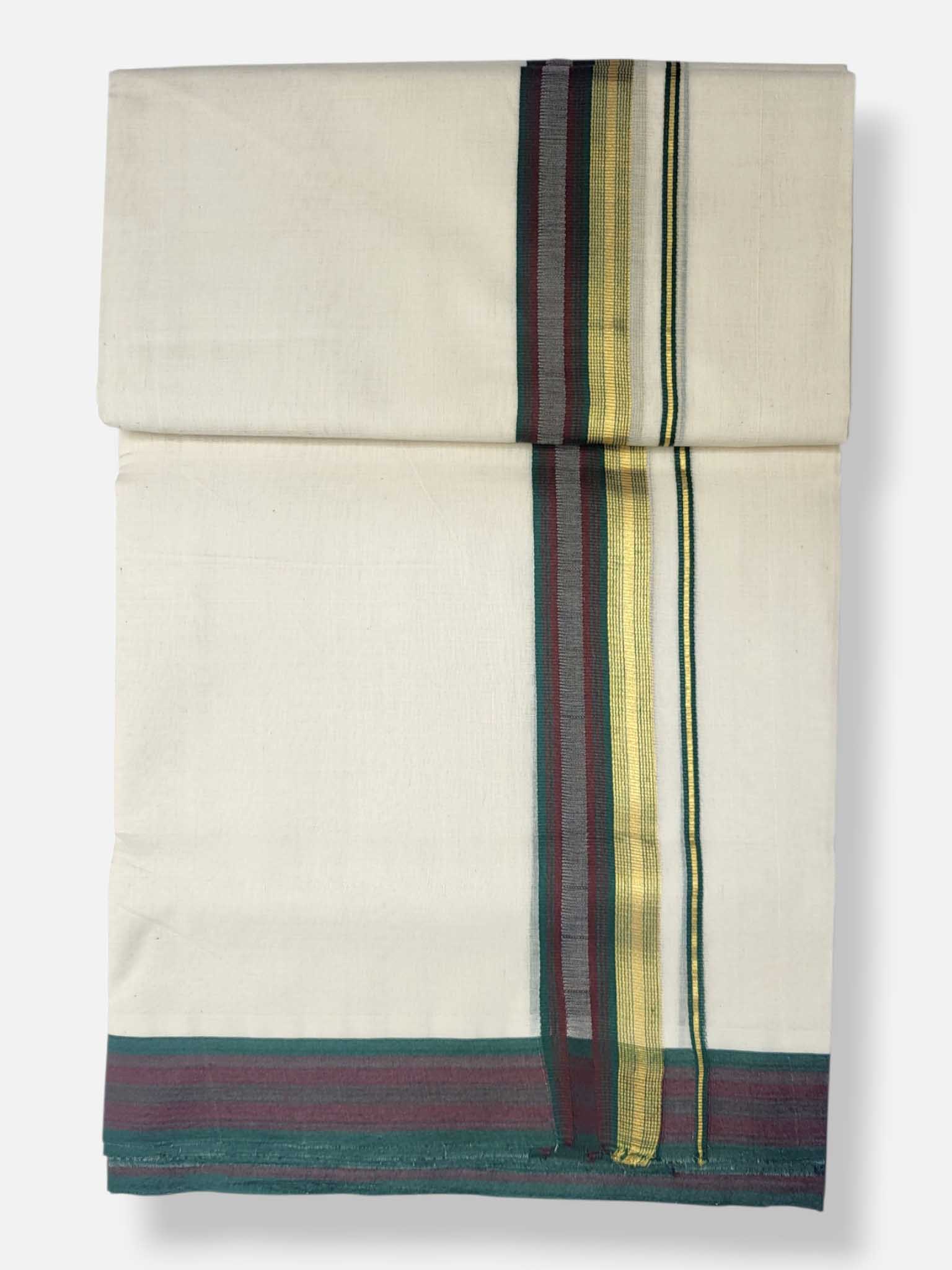 Kerala Premium Balaramapuram Handloom Dhoti/Mundu for Men