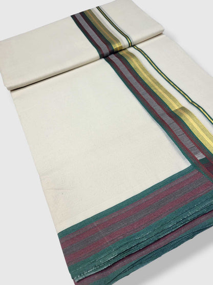 Kerala Premium Balaramapuram Handloom Dhoti/Mundu for Men