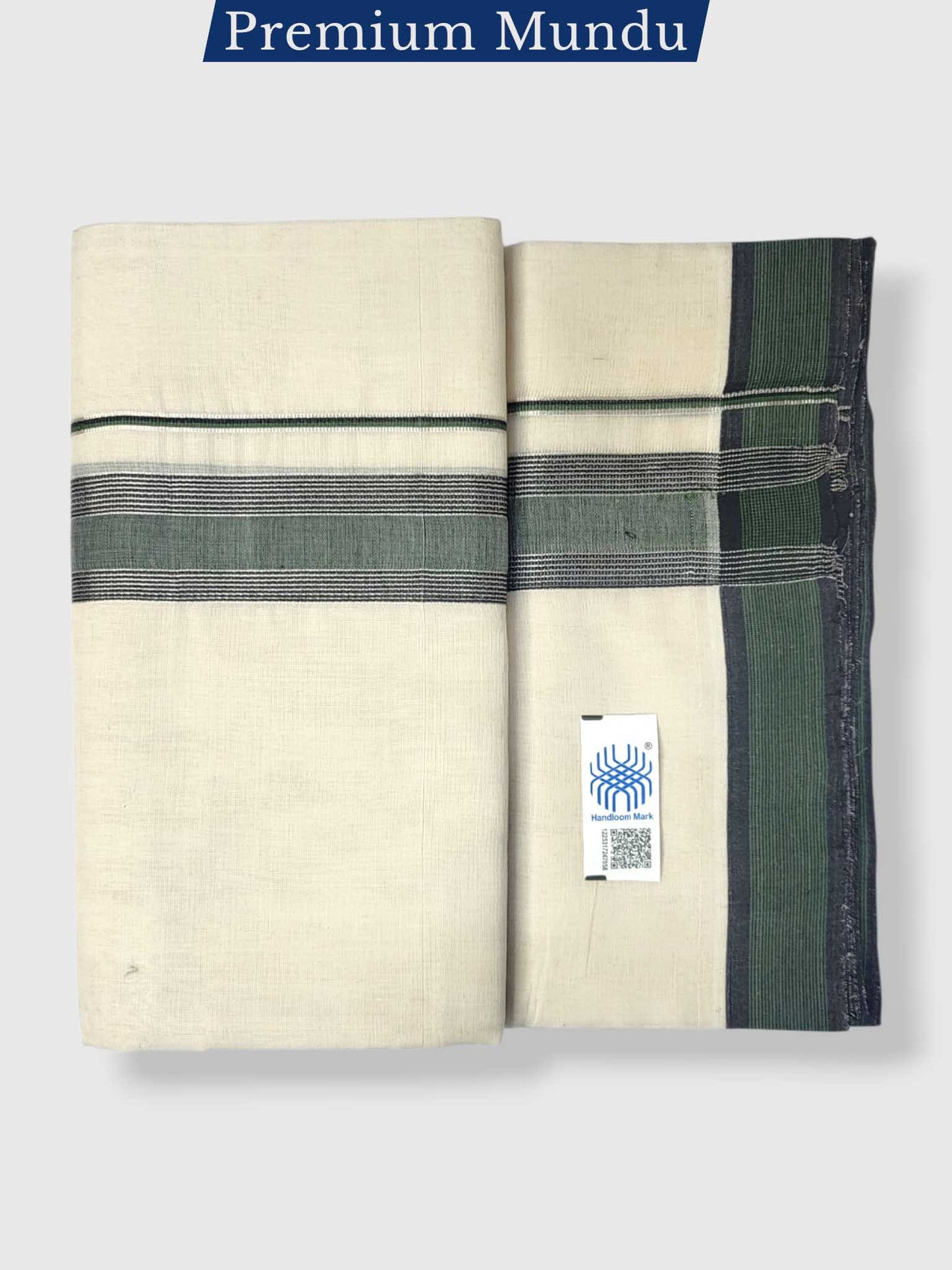 Kerala Premium Balaramapuram Handloom Dhoti/Mundu for Men