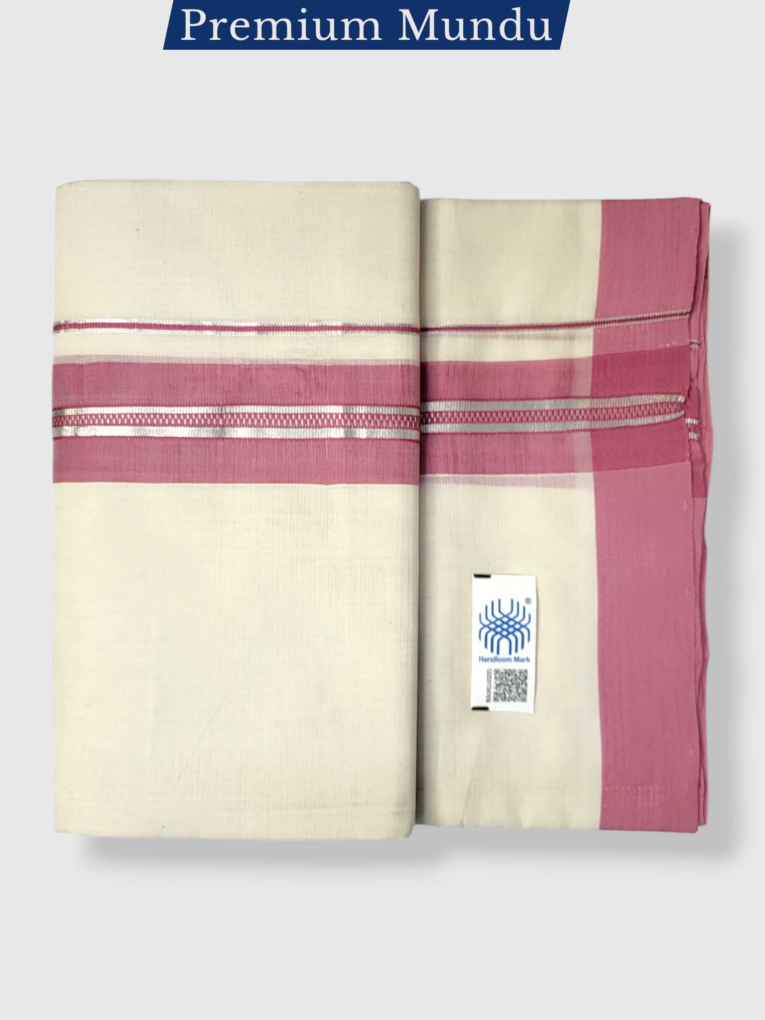 Kerala Premium Balaramapuram Handloom Dhoti/Mundu for Men