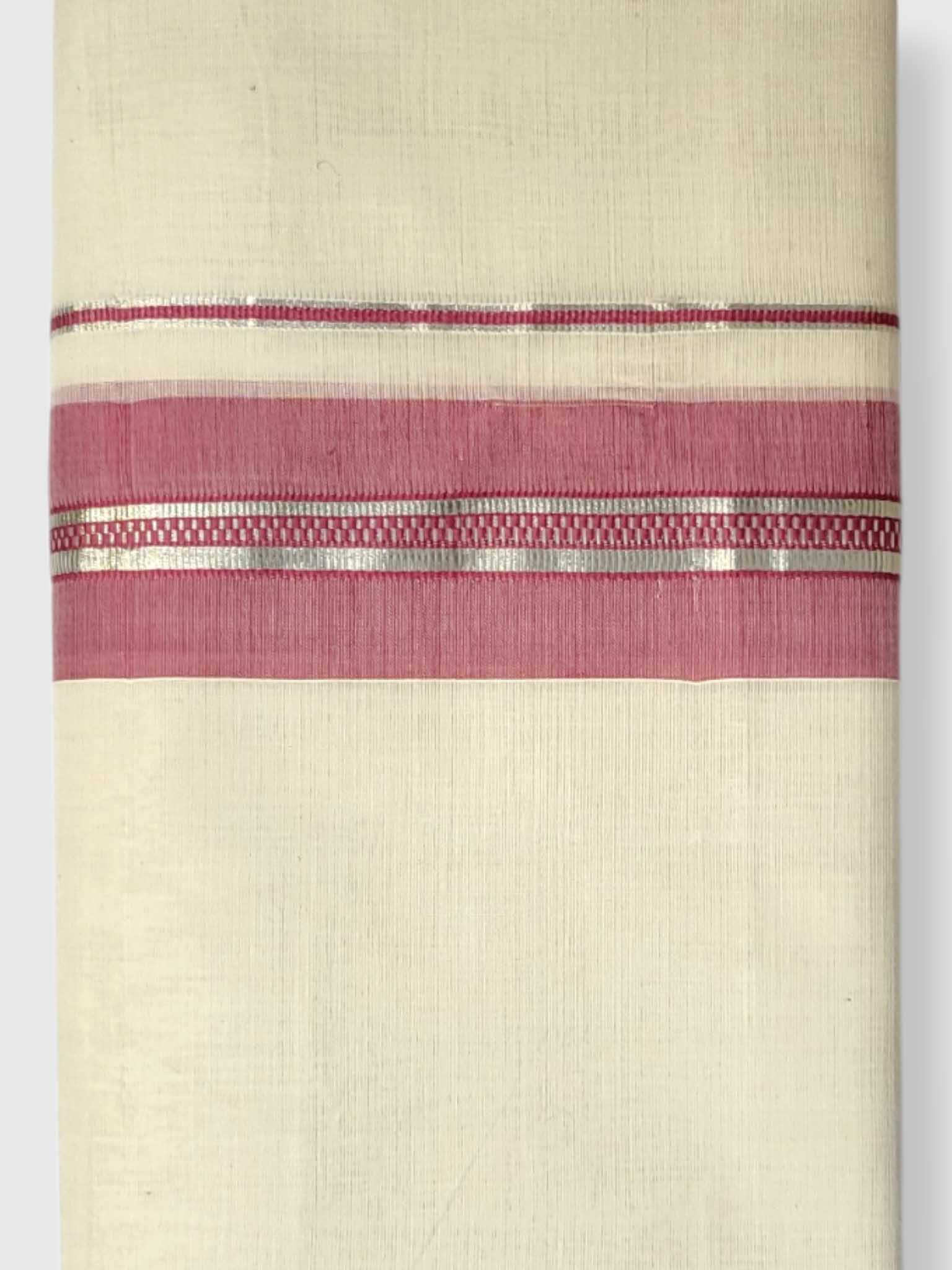 Kerala Premium Balaramapuram Handloom Dhoti/Mundu for Men