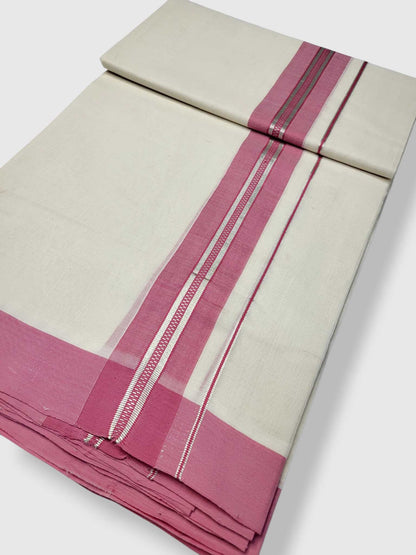 Kerala Premium Balaramapuram Handloom Dhoti/Mundu for Men
