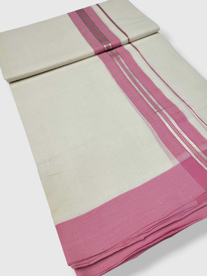 Kerala Premium Balaramapuram Handloom Dhoti/Mundu for Men