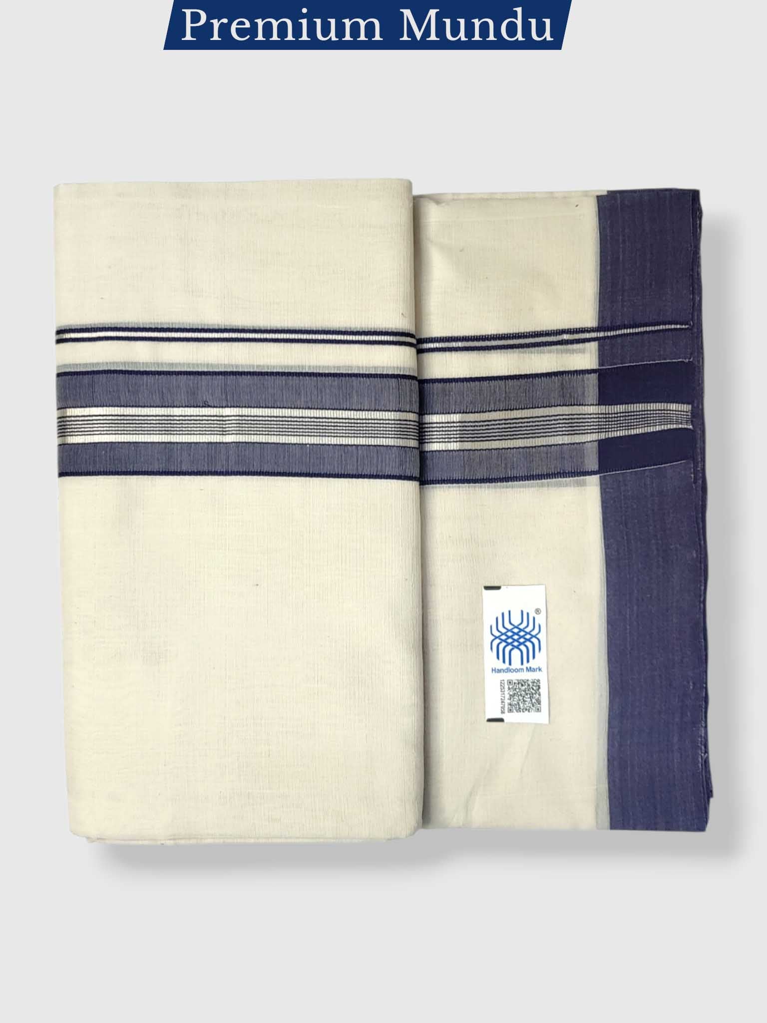 Kerala Premium Balaramapuram Handloom Dhoti/Mundu for Men