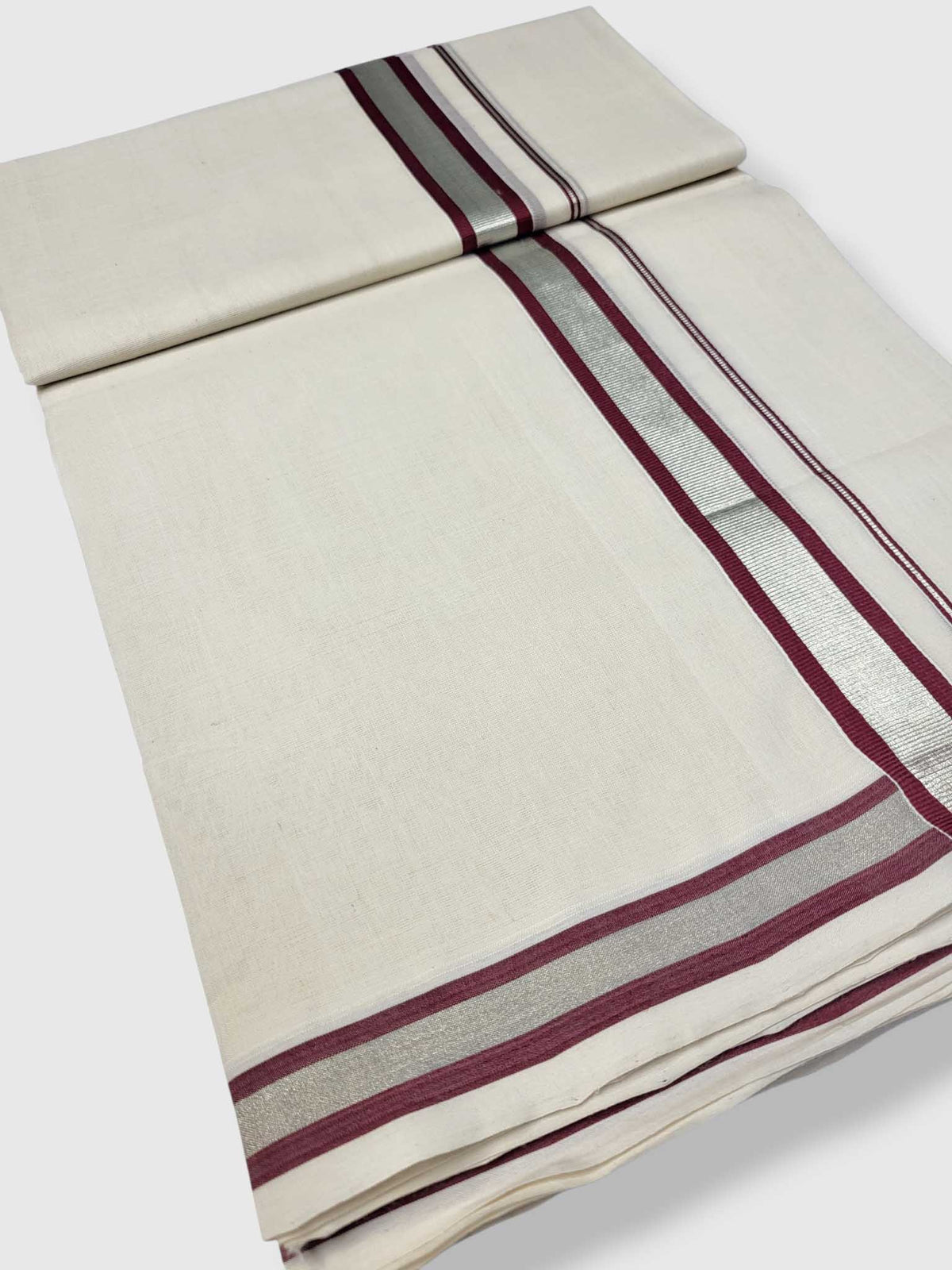 Kerala Premium Balaramapuram Handloom Dhoti/Mundu for Men