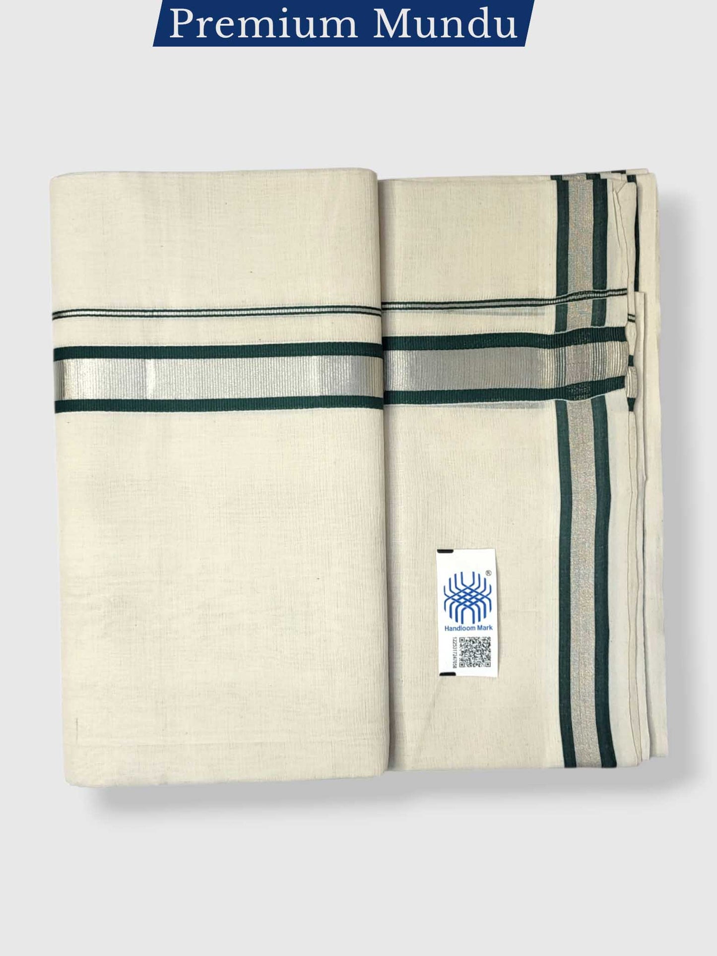 Kerala Premium Balaramapuram Handloom Dhoti/Mundu for Men