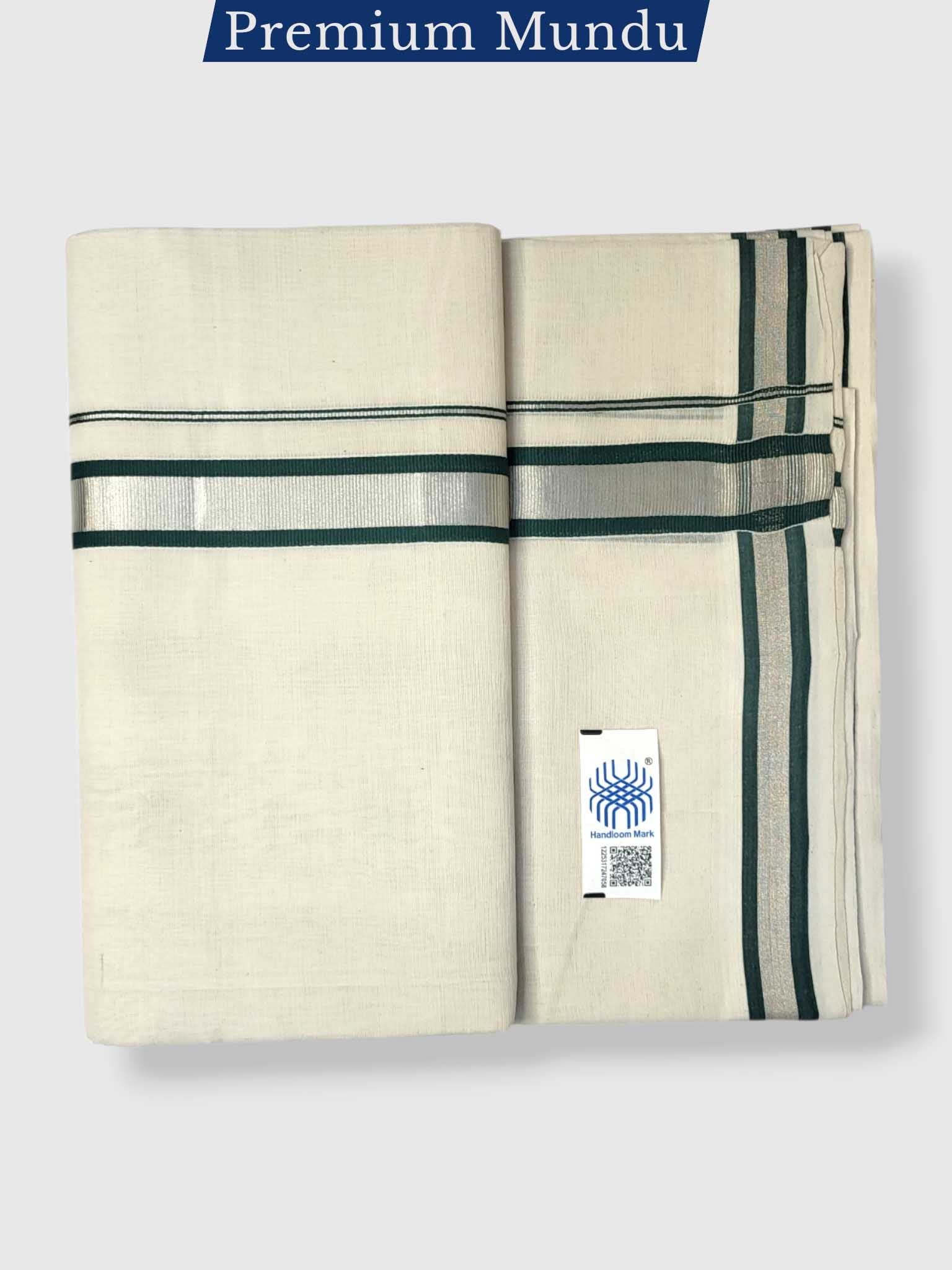 Kerala Premium Balaramapuram Handloom Dhoti/Mundu for Men