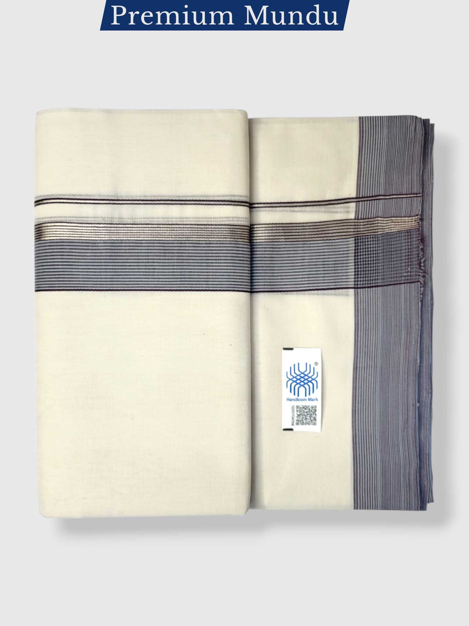 Kerala Premium Balaramapuram Handloom Dhoti/Mundu for Men
