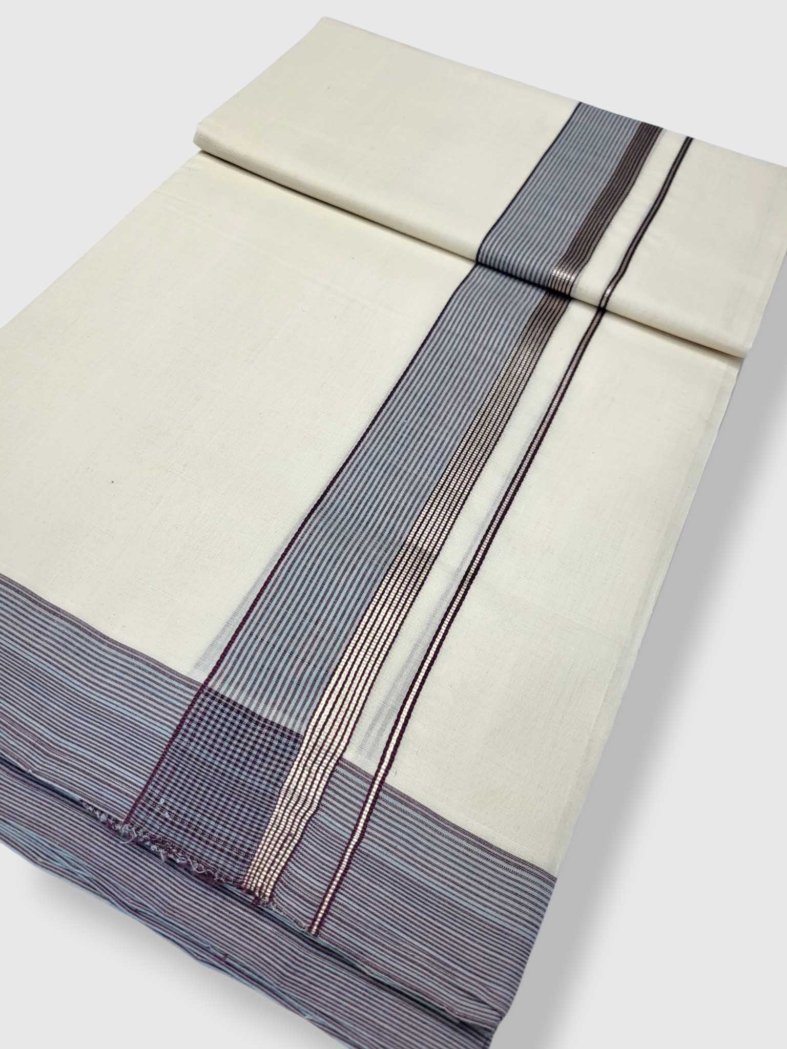 Kerala Premium Balaramapuram Handloom Dhoti/Mundu for Men