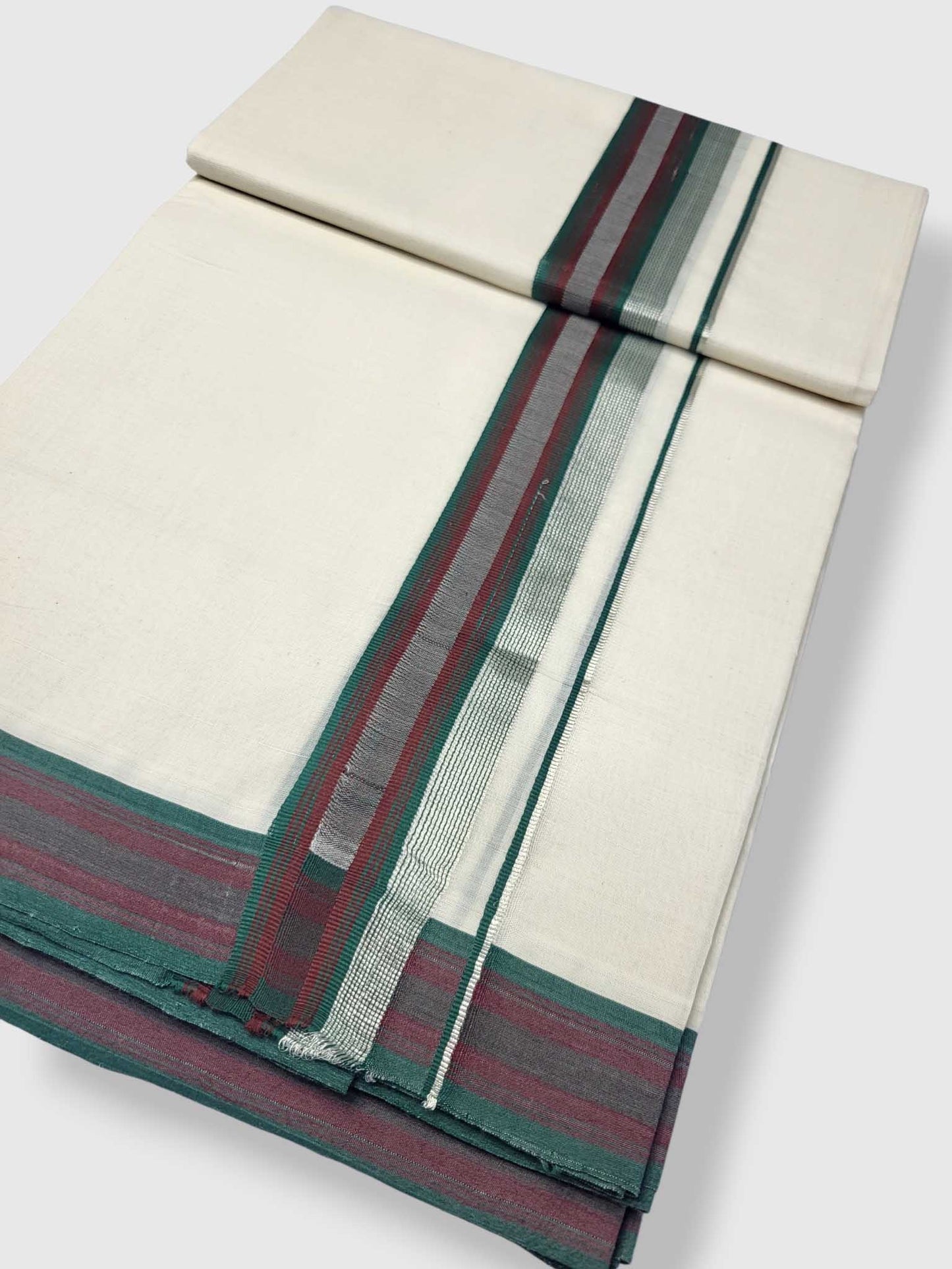 Kerala Premium Balaramapuram Handloom Dhoti/Mundu for Men