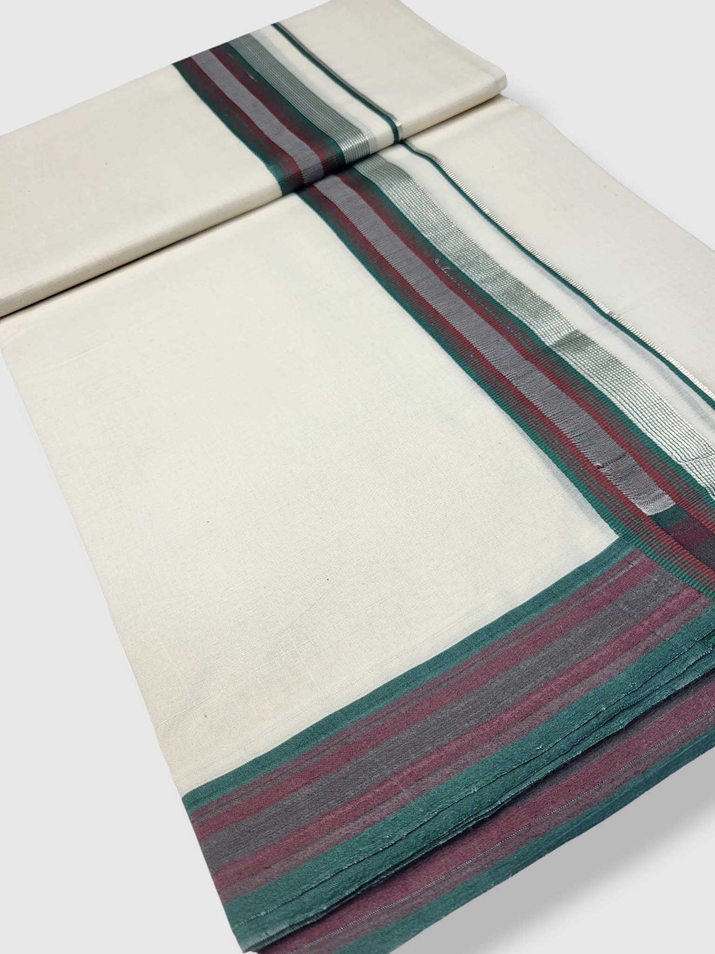 Kerala Premium Balaramapuram Handloom Dhoti/Mundu for Men