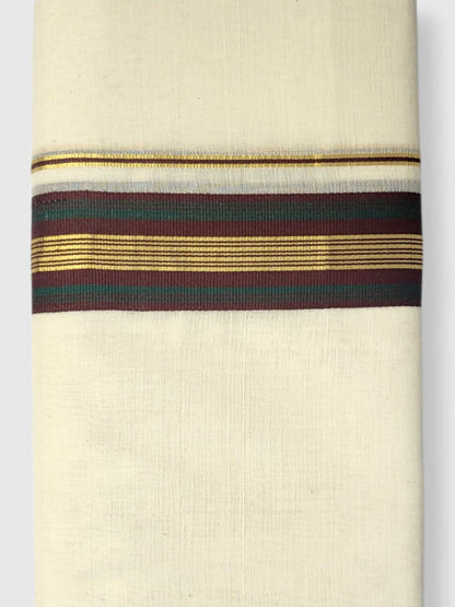Kerala Premium Balaramapuram Handloom Dhoti/Mundu for Men