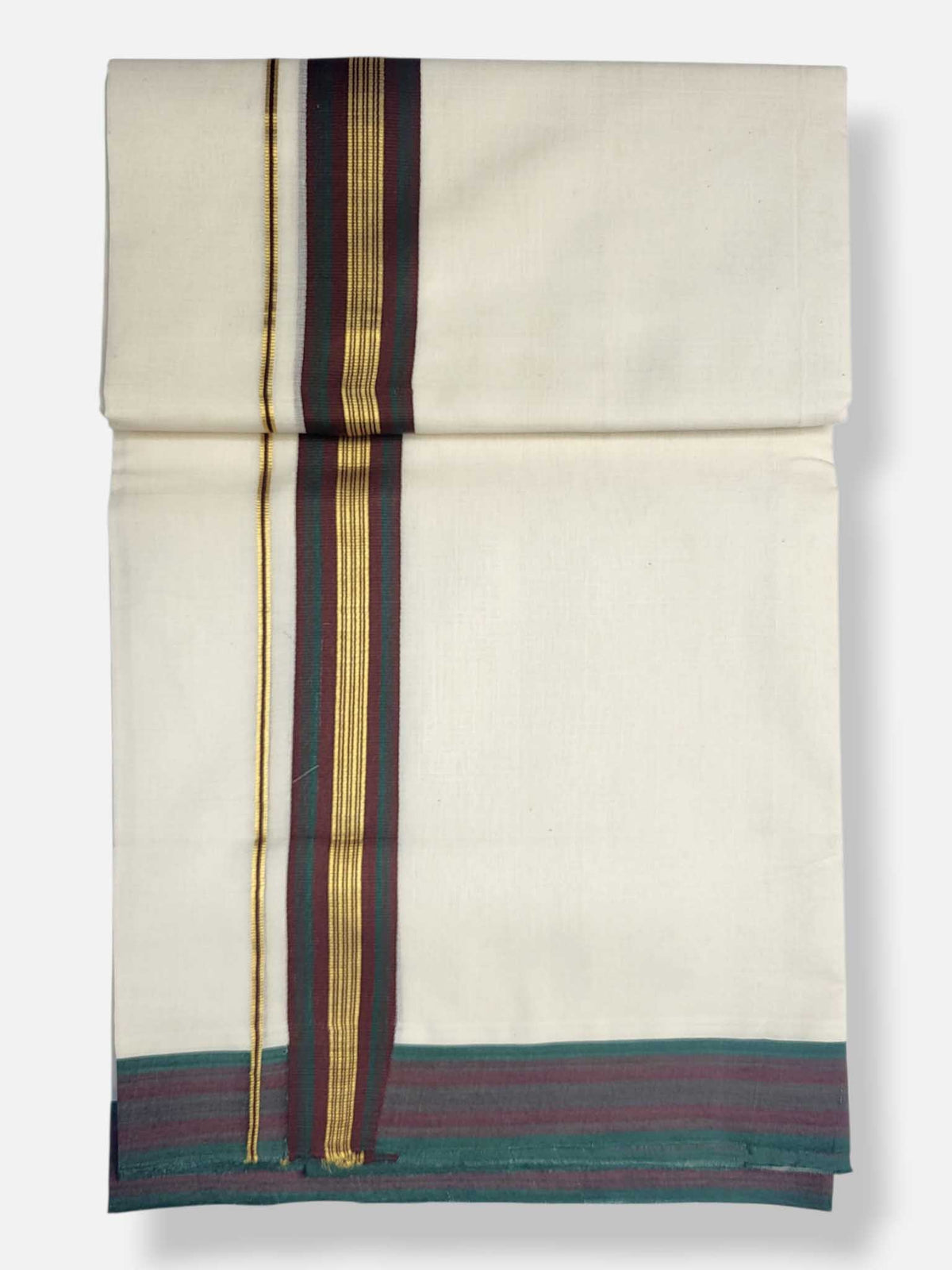 Kerala Premium Balaramapuram Handloom Dhoti/Mundu for Men