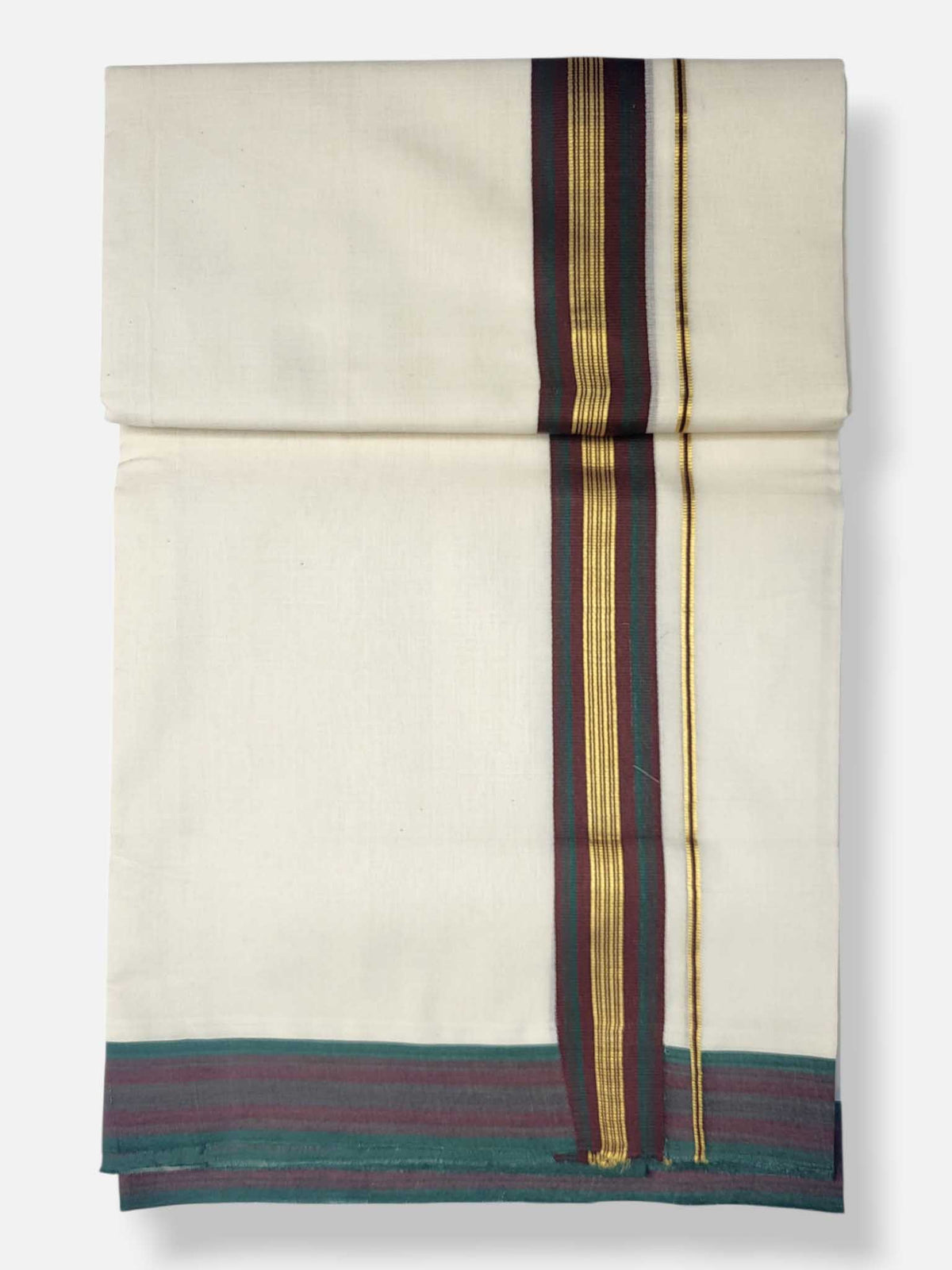 Kerala Premium Balaramapuram Handloom Dhoti/Mundu for Men