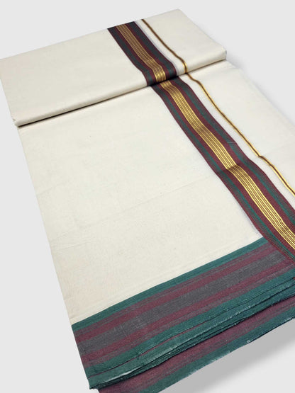 Kerala Premium Balaramapuram Handloom Dhoti/Mundu for Men