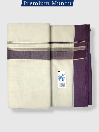 Kerala Premium Balaramapuram Handloom Dhoti/Mundu for Men