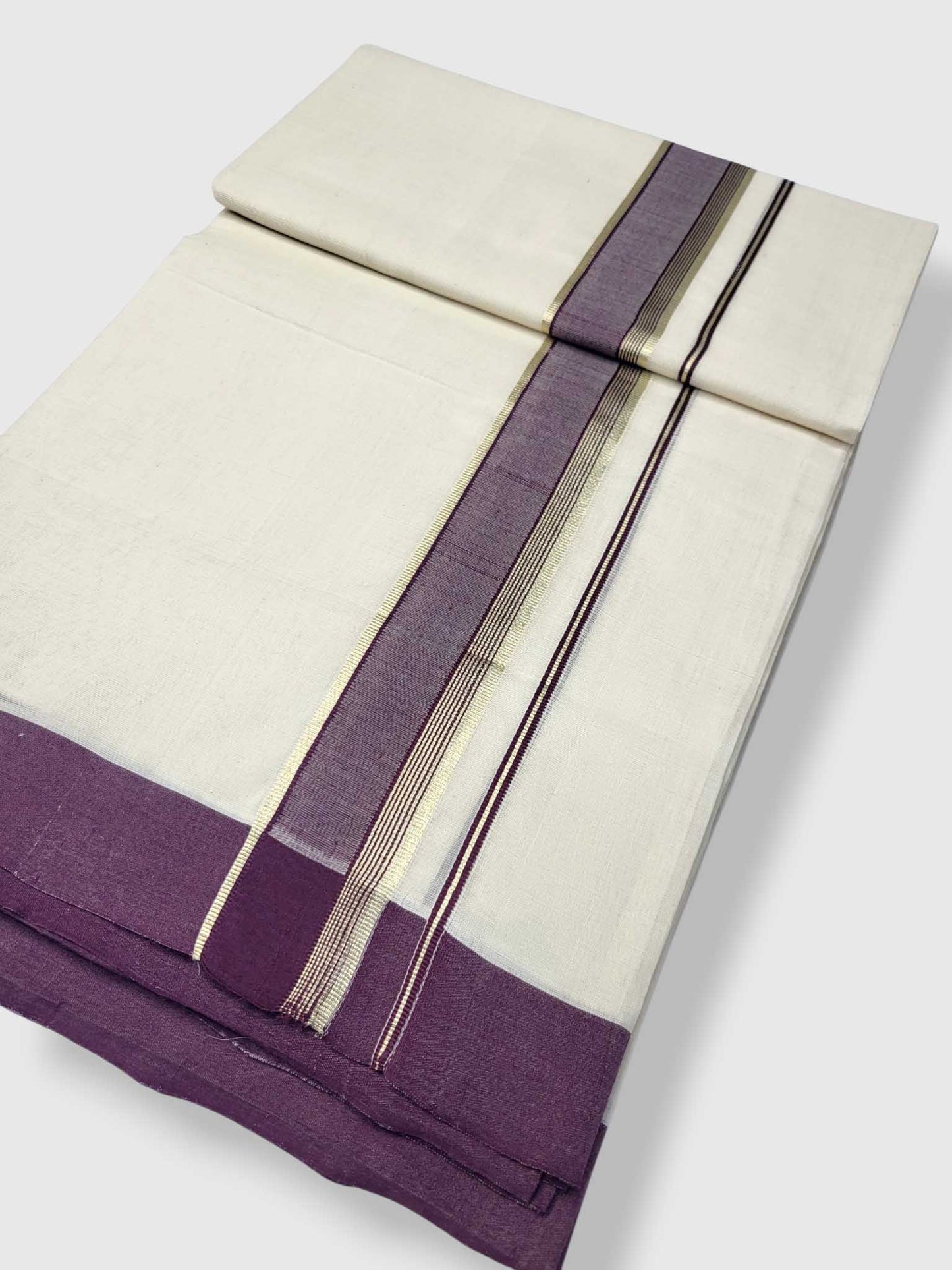 Kerala Premium Balaramapuram Handloom Dhoti/Mundu for Men