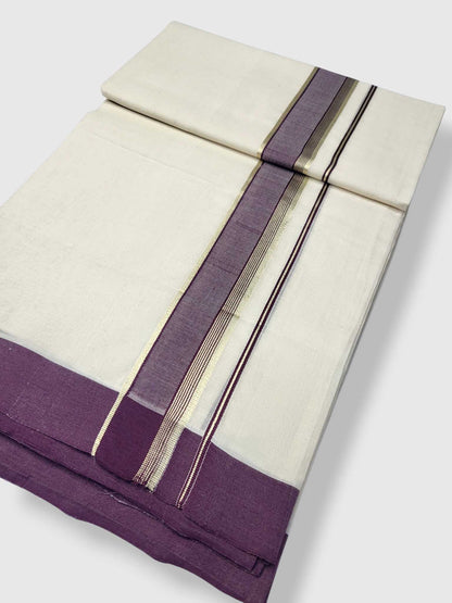 Kerala Premium Balaramapuram Handloom Dhoti/Mundu for Men