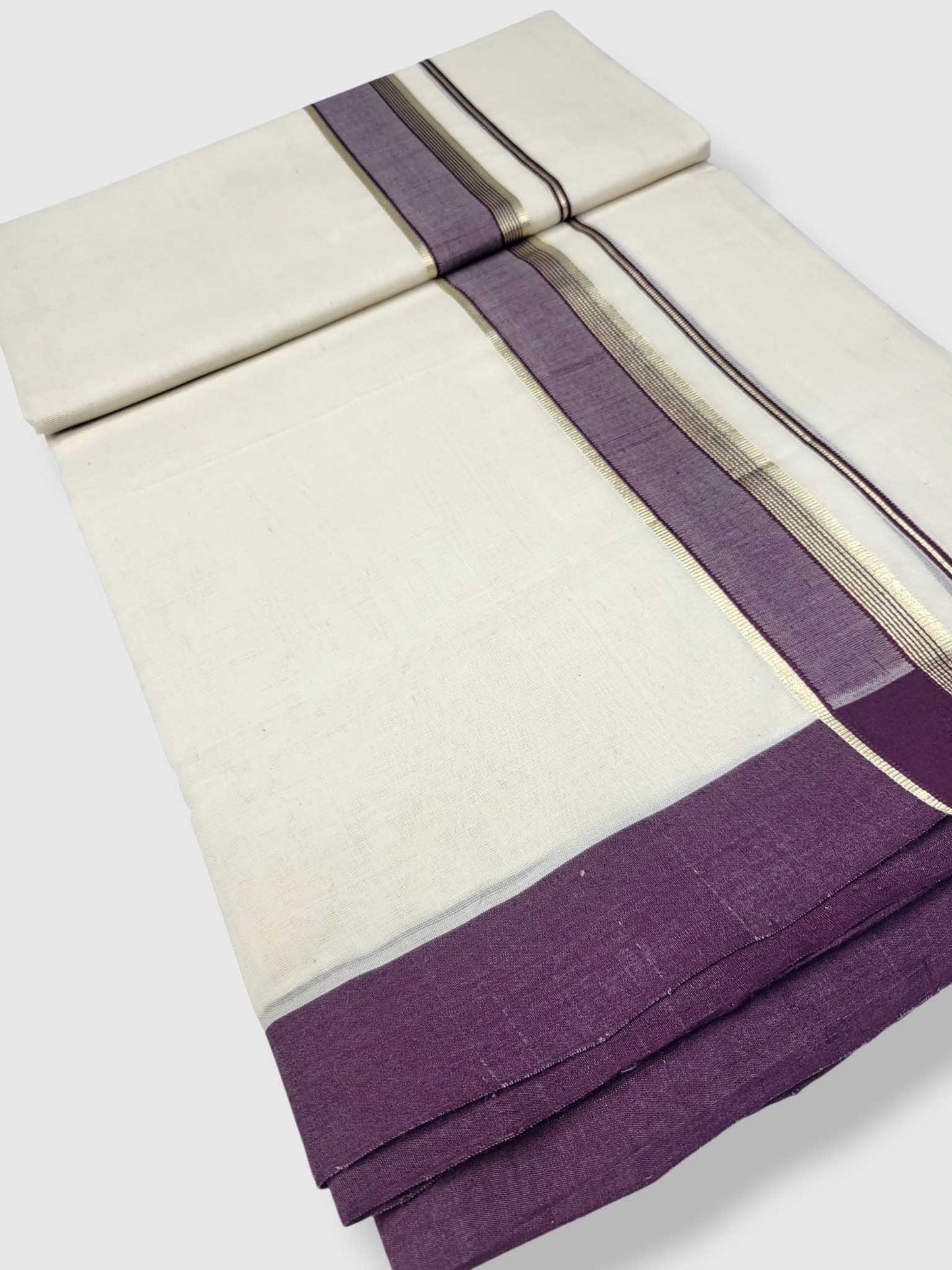 Kerala Premium Balaramapuram Handloom Dhoti/Mundu for Men