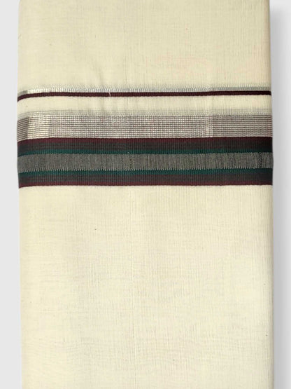 Kerala Premium Balaramapuram Handloom Dhoti/Mundu for Men