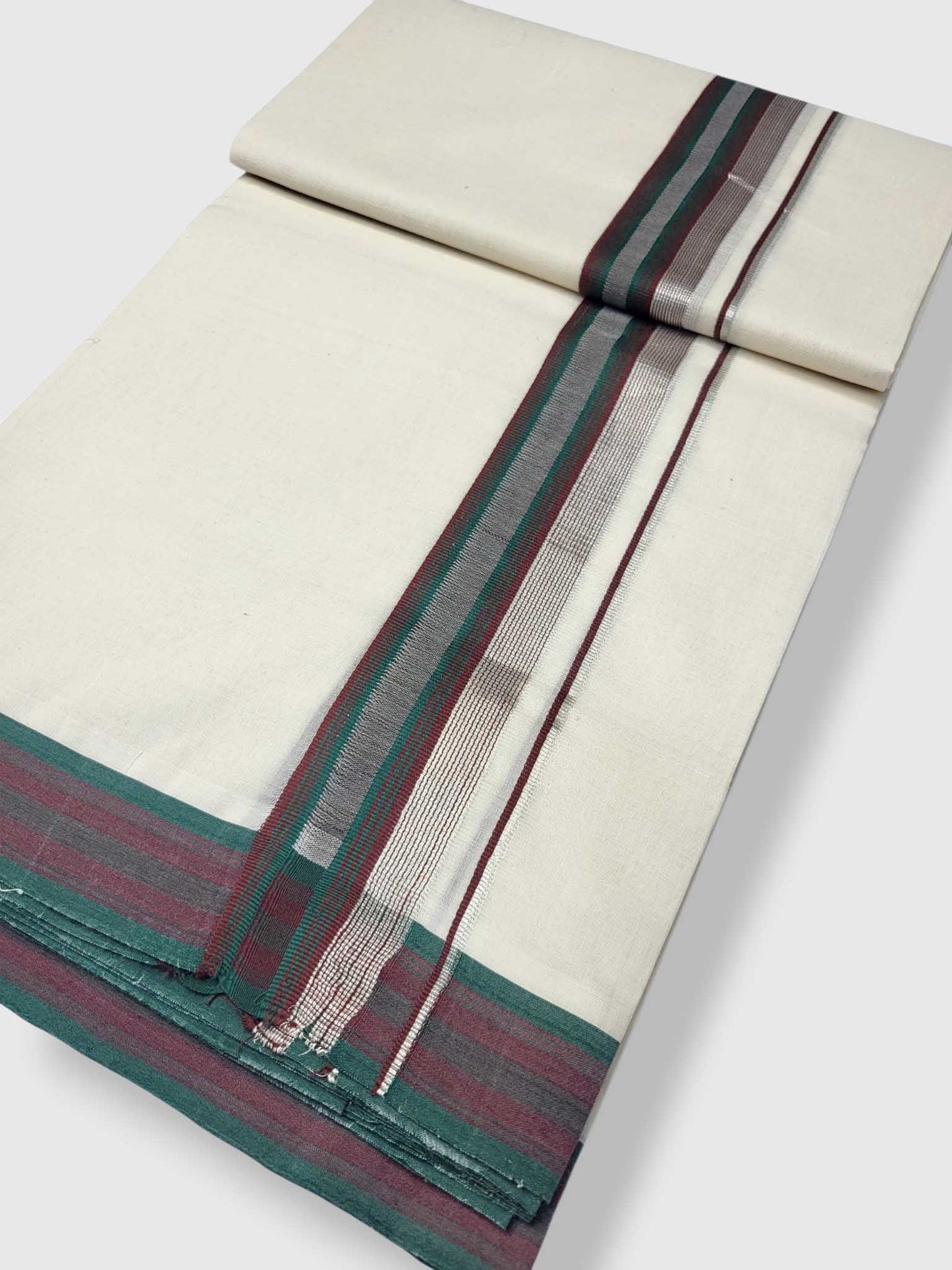 Kerala Premium Balaramapuram Handloom Dhoti/Mundu for Men