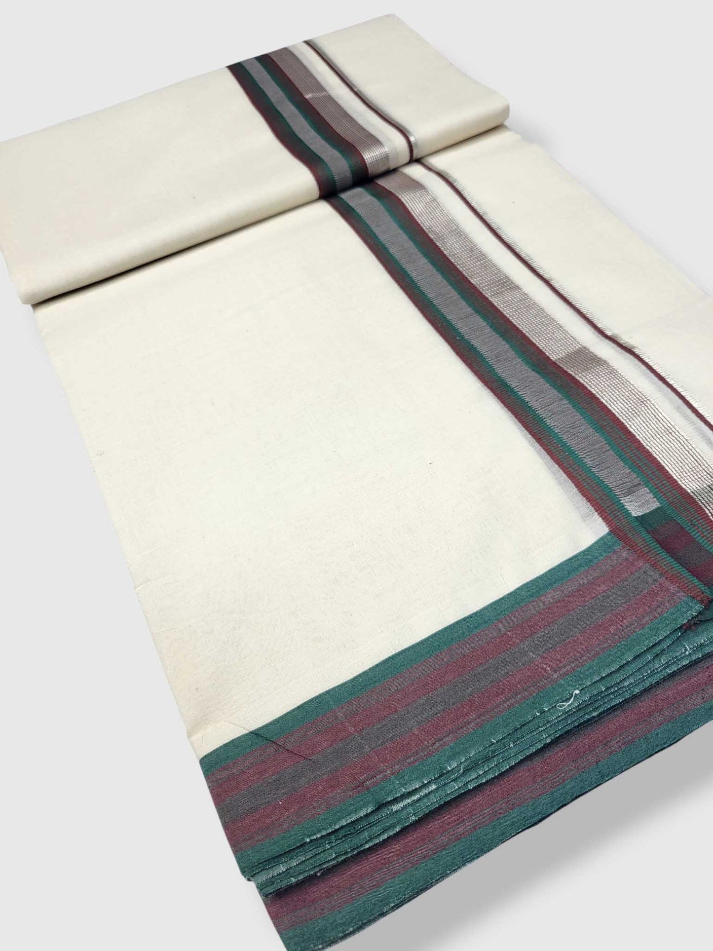 Kerala Premium Balaramapuram Handloom Dhoti/Mundu for Men