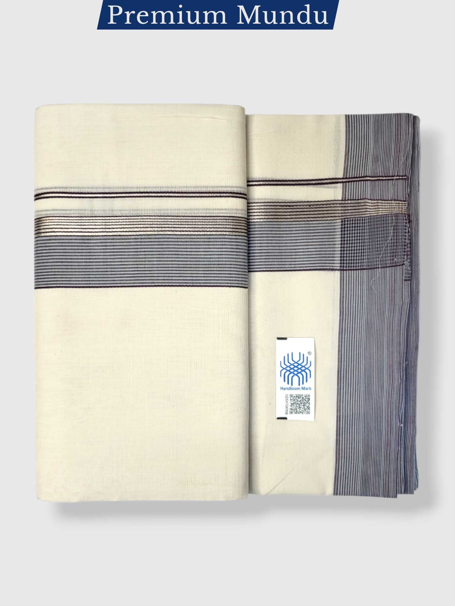Kerala Premium Balaramapuram Handloom Dhoti/Mundu for Men