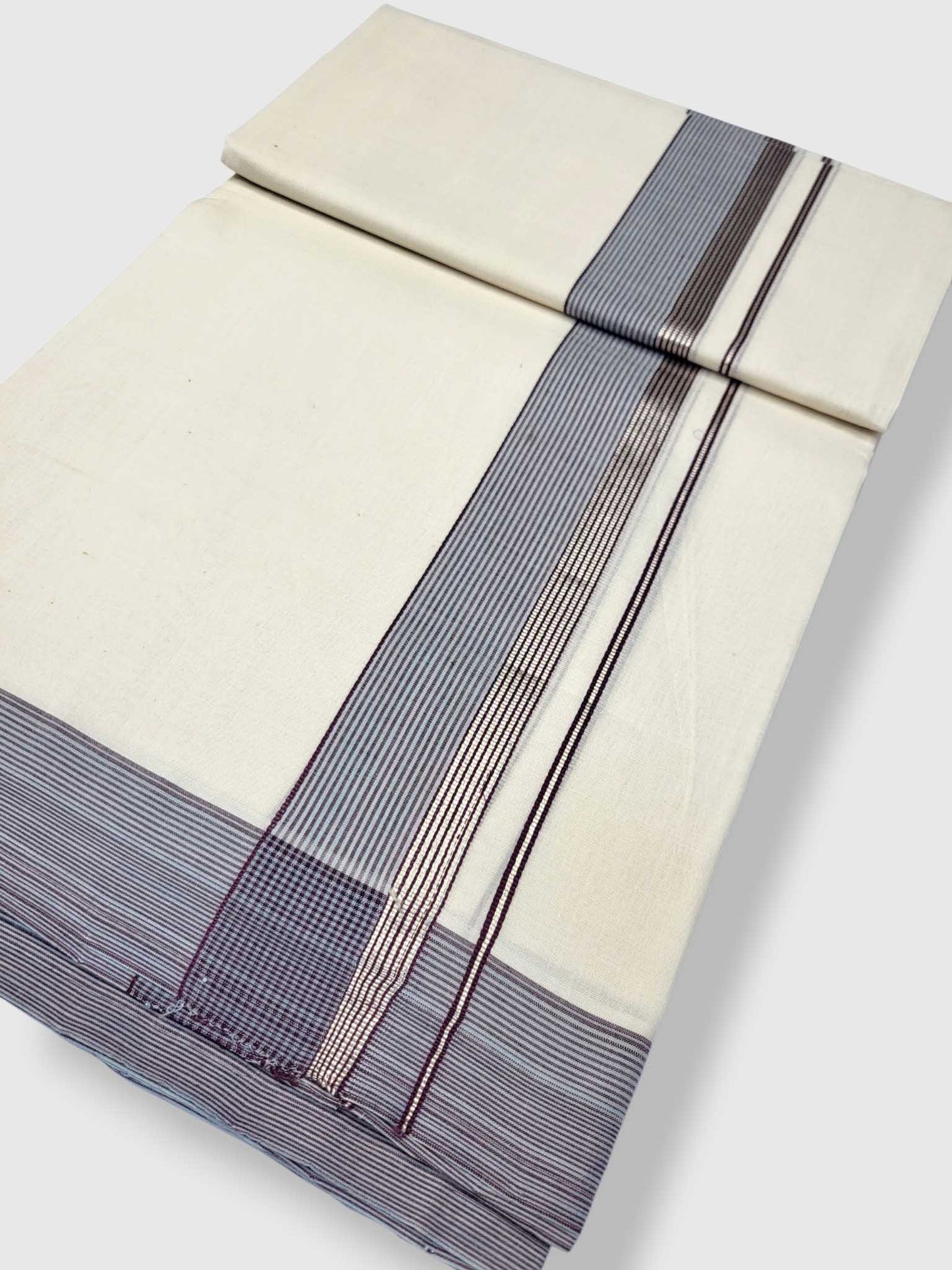 Kerala Premium Balaramapuram Handloom Dhoti/Mundu for Men