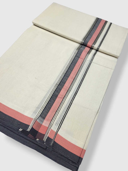 Kerala Premium Balaramapuram Handloom Dhoti/Mundu for Men