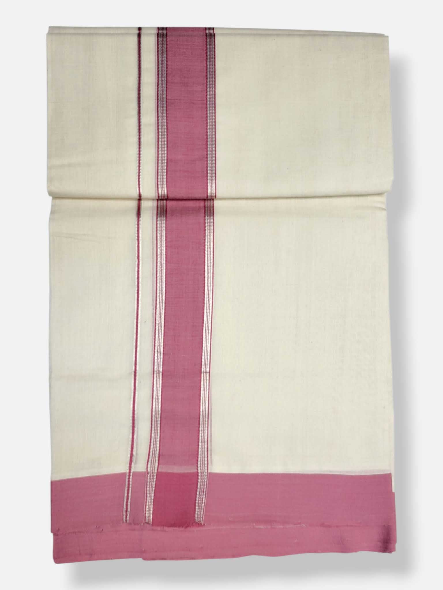 Kerala Premium Balaramapuram Handloom Dhoti/Mundu for Men