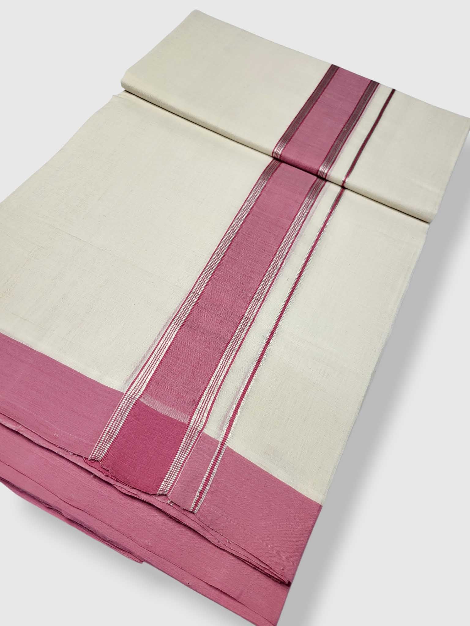 Kerala Premium Balaramapuram Handloom Dhoti/Mundu for Men